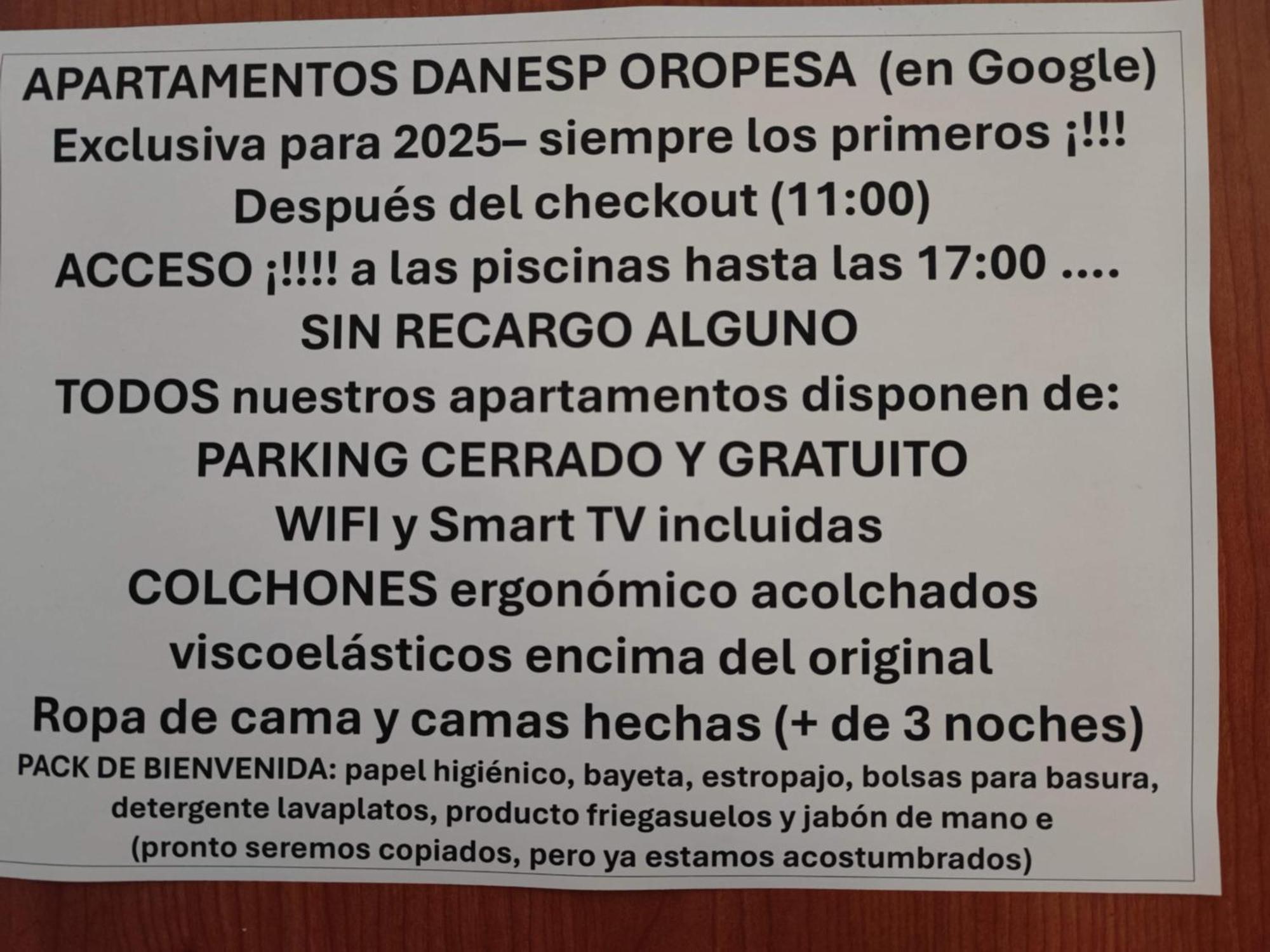 Apartamentos Danesp-Playa De Les Amplaries Marina Dor- Frontales Al Mar Oropesa del Mar Zewnętrze zdjęcie